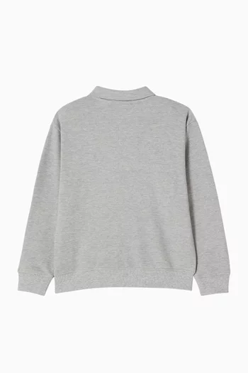 Rugby Ottoman Sweatshirt in Fleece