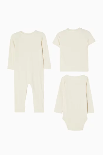 Logo-print Gift Set in Cotton