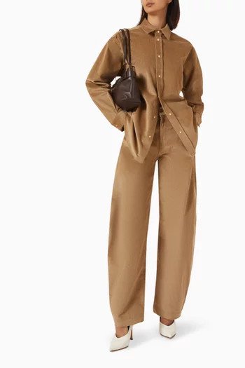 Anne Tailored Shirt in Corduroy