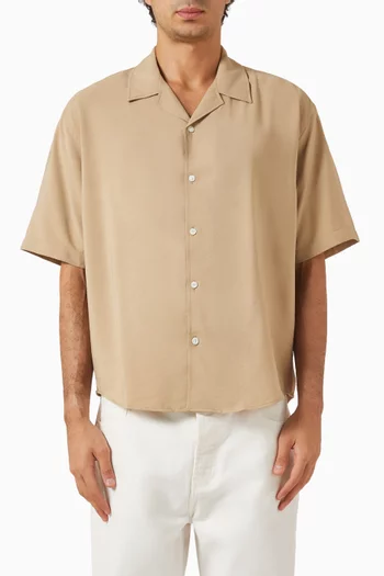 Boxy Shirt in Viscose-blend
