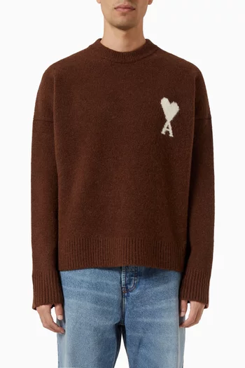 Ami de Coeur Crewneck Sweater in Knit