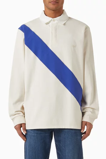 The Prism Rugby Shirt in Silk-jersey