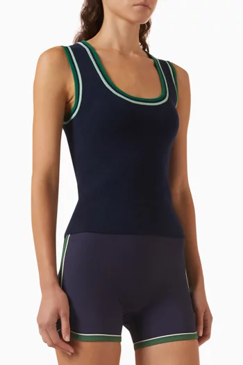 Joey Knit Tank Top in Organic Cotton Blend