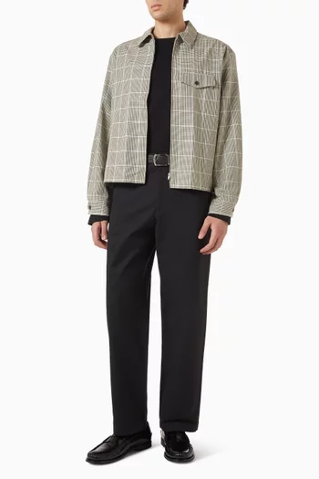 Checked Zip Shirt