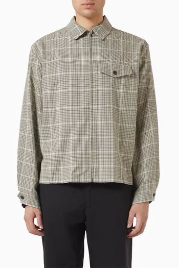 Checked Zip Shirt