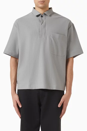 Popover Shirt in Cotton-piqué
