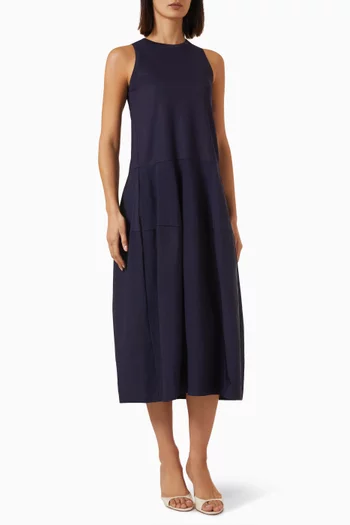 Paneled Midi Dress