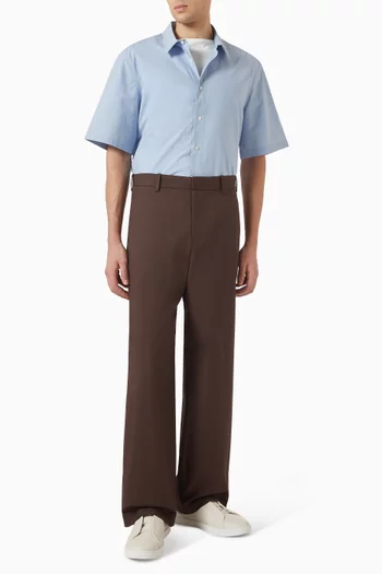 Loose-fit Shirt in Cotton-poplin