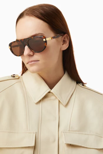 Sol D-frame Sunglasses in Acetate