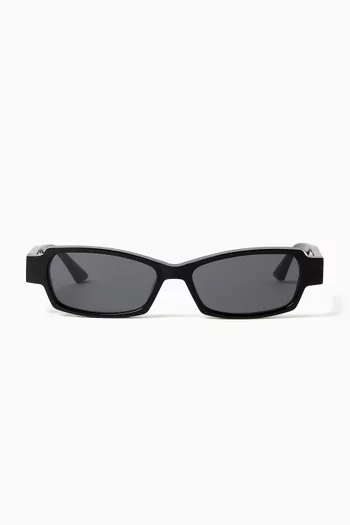 Raya Rectangular Sunglasses in Acetate