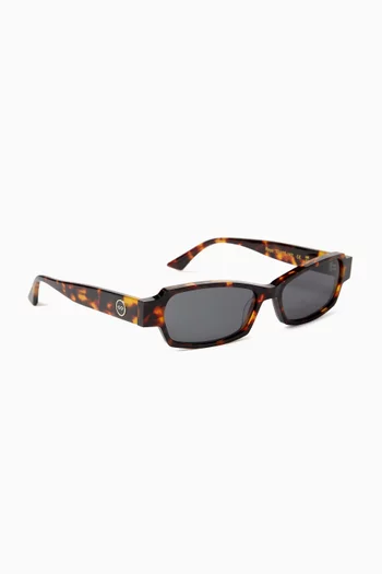 Raya Rectangular Sunglasses in Acetate