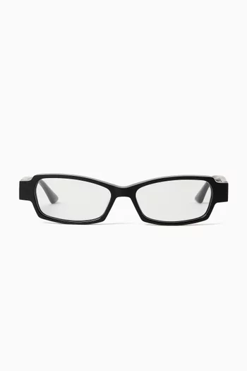 Raya Rectangular Glasses in Acetate
