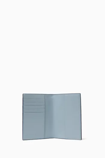 Passport Case in Intrecciato Leather