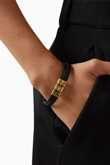 Cassandre Cord Bracelet in Bronze-tone Metal