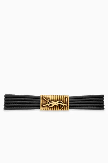 Cassandre Cord Bracelet in Bronze-tone Metal