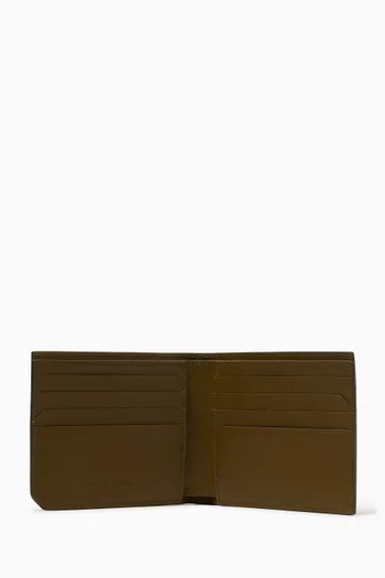 Piccolo Bi-Fold Wallet in Intrecciato Leather