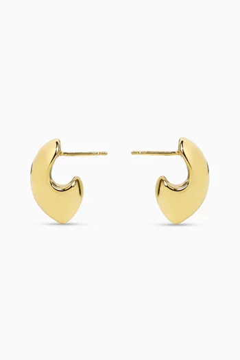 Candy Claw Earrings in 18kt Gold-finish Sterling Silver
