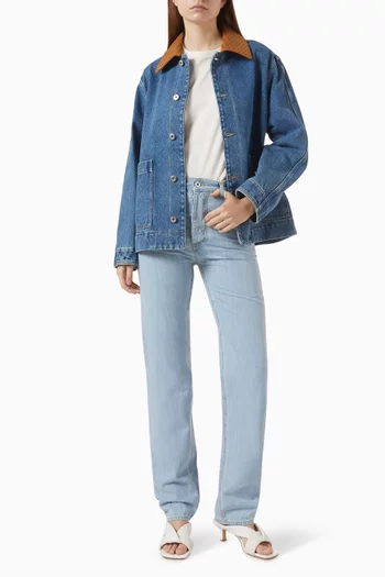 Medium Indigo Jacket in Denim