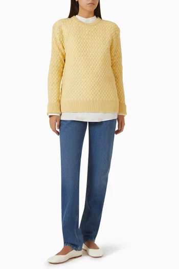 Straight-leg Jeans in Denim