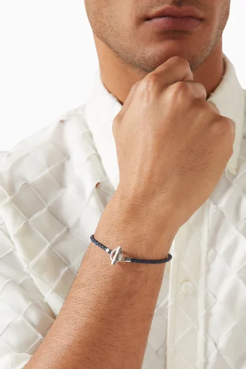 Veneta Bracelet in Braided Nappa Leather