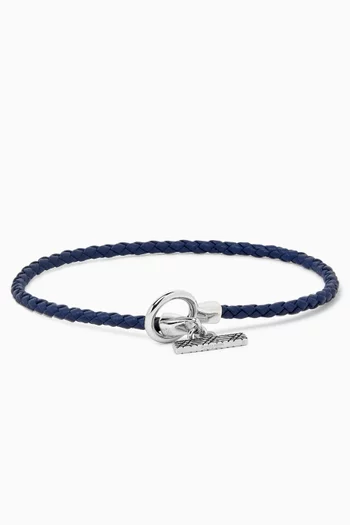 Veneta Bracelet in Braided Nappa Leather