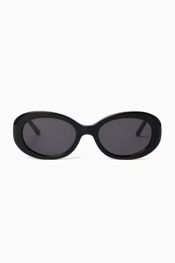 Valentina Oval Sunglasses in Acetate