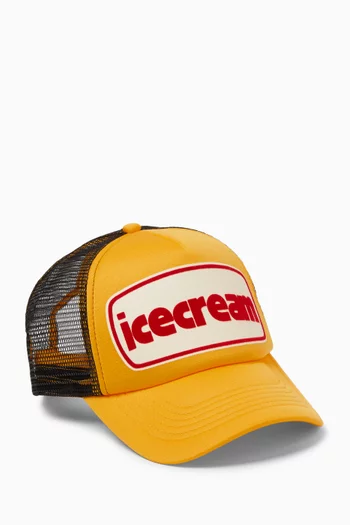 Logo Trucker Cap in Mesh