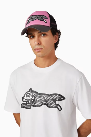 Glitter Running Dog Trucker Cap