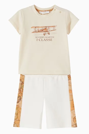 Logo  T-shirt in Cotton