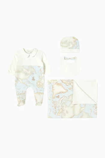 4-piece Geo Map Gift Set