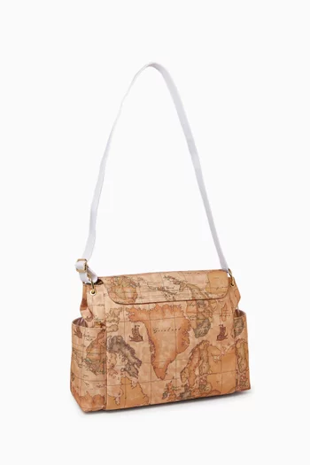 Map-print Changing Bag