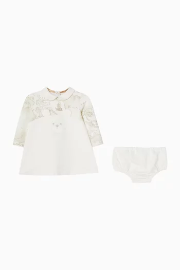 Long Sleeved Dress & Matching Bloomers