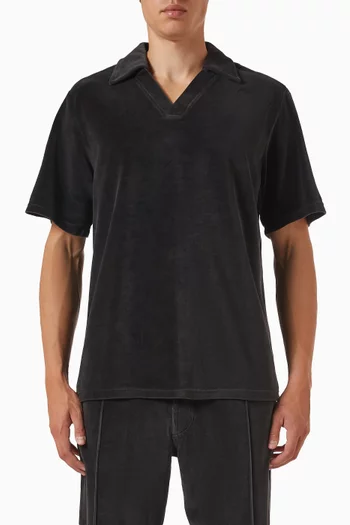 Serif Shirt in Velour