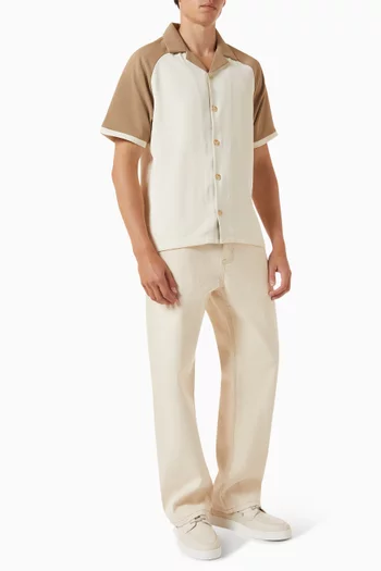 Salim Contrast Raglan Shirt