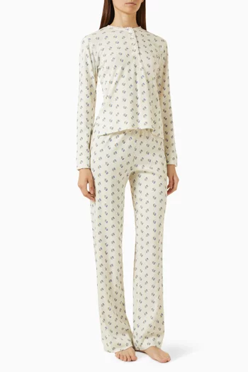 Clairon Long Pyjama Set