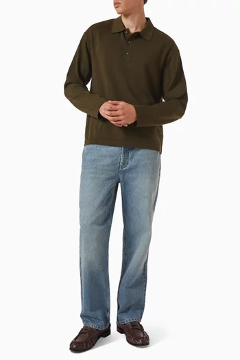 Bay Polo Shirt in Merino Wool
