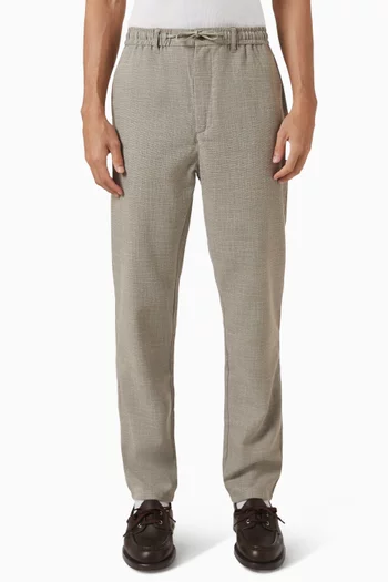 Melange Tapered Suit Pants