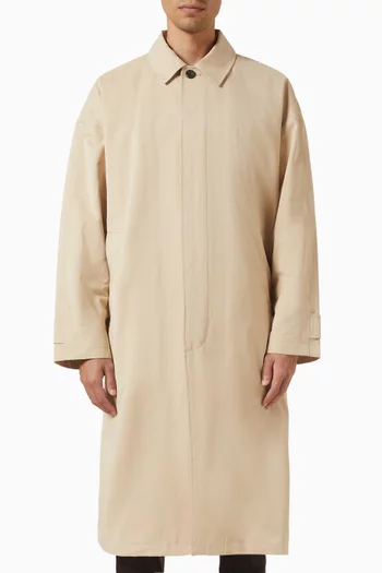 Coat in Cotton-blend