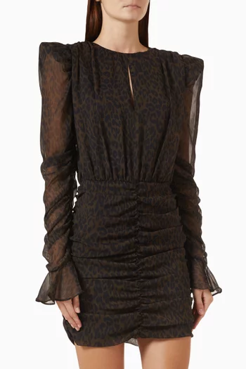 Ruched Mini Dress