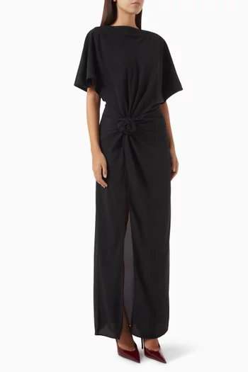 Flower Slit Dress