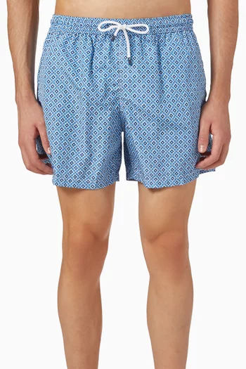 Madeira Stampato Swim Shorts in Airstop