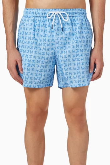 Madeira Stampato Swim Shorts in Airstop
