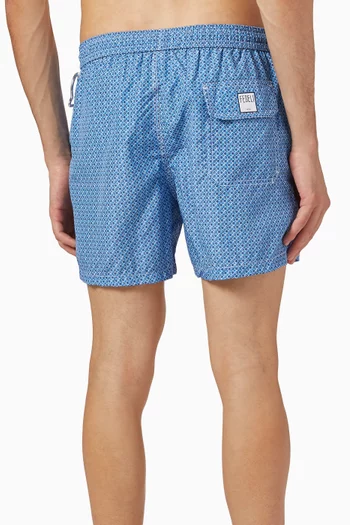 Madeira Stampato Swim Shorts in Airstop
