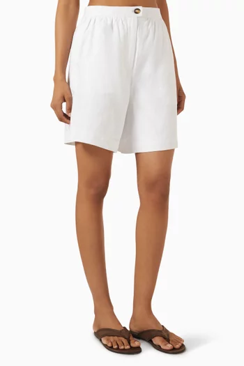 Dakota Shorts in Linen