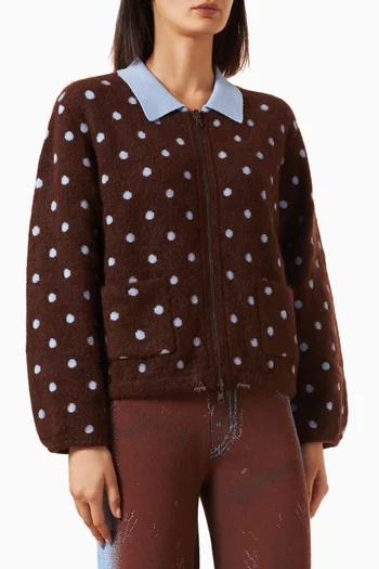 Halley Reversible Jacket in Mohair