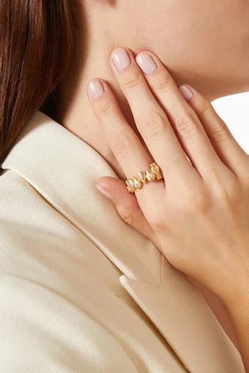 Diamond Oura Ring Jacket in 18kt Gold