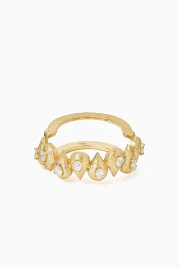 Diamond Oura Ring Jacket in 18kt Gold