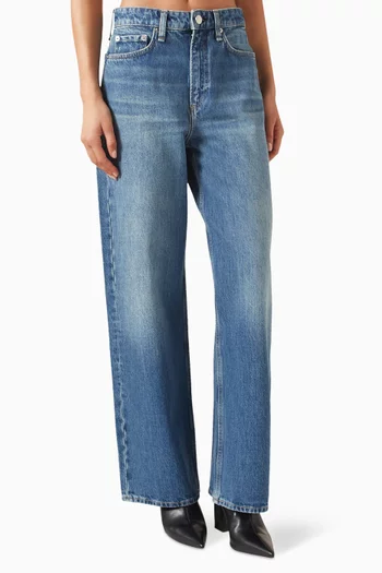 Logan Wide-leg Jeans in Denim