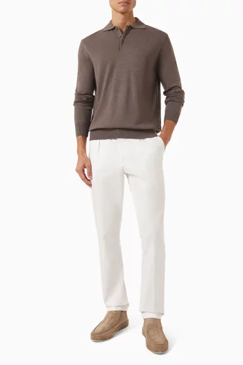 Polo Sweater in Cashwool®