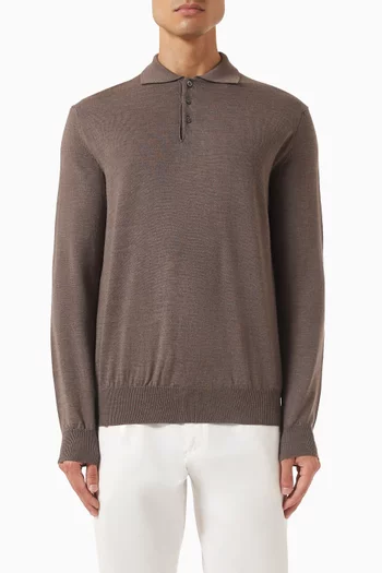 Polo Sweater in Cashwool®